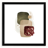 Geometric Minimalist Abstract Wall Art – Framed Modern Canvas Print