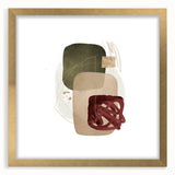 Geometric Minimalist Abstract Wall Art – Framed Modern Canvas Print