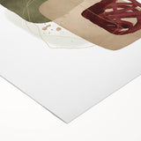 Geometric Minimalist Abstract Wall Art – Framed Modern Canvas Print