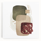 Geometric Minimalist Abstract Wall Art – Framed Modern Canvas Print