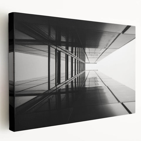 Urban Architectural Wall Art - Contemporary Cityscape Print