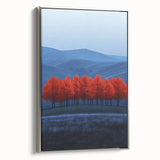 Vibrant Red Trees - Fine Art Photography Canvas Prints