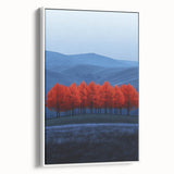 Vibrant Red Trees - Fine Art Photography Canvas Prints