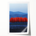 Vibrant Red Trees - Fine Art Photography Canvas Prints