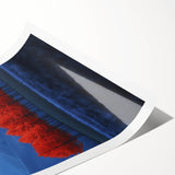 Vibrant Red Trees - Fine Art Photography Canvas Prints