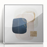 Contemporary Geometric Art for Interiors – Framed Minimalist Print