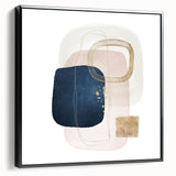 Contemporary Geometric Art for Interiors – Framed Minimalist Print