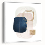 Contemporary Geometric Art for Interiors – Framed Minimalist Print