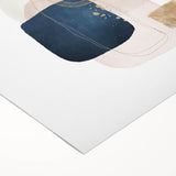 Contemporary Geometric Art for Interiors – Framed Minimalist Print