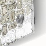 Minimalist Wall Décor - Black, White & Silver Abstract Print