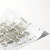 Minimalist Wall Décor - Black, White & Silver Abstract Print