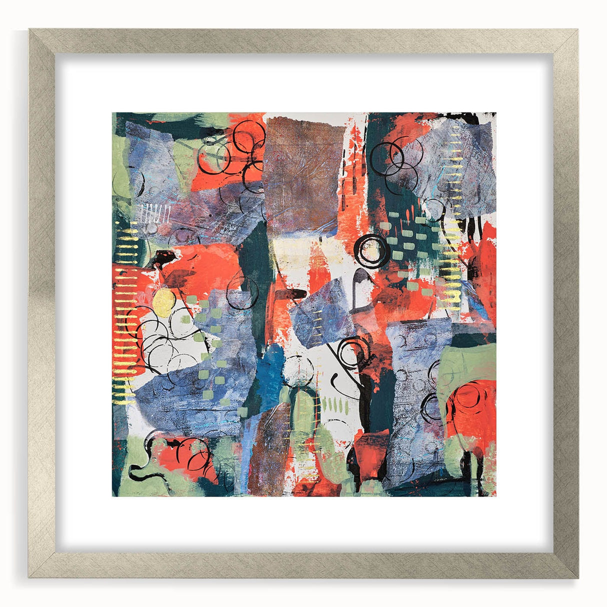 Large Abstract Wall Art – Vibrant Contemporary Canvas Painting
