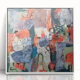 Large Abstract Wall Art – Vibrant Contemporary Canvas Painting