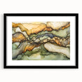 Layered Earth – Abstract Fluid Canvas Art in Olive and Brown Tones