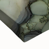 Layered Earth – Abstract Fluid Canvas Art in Olive and Brown Tones