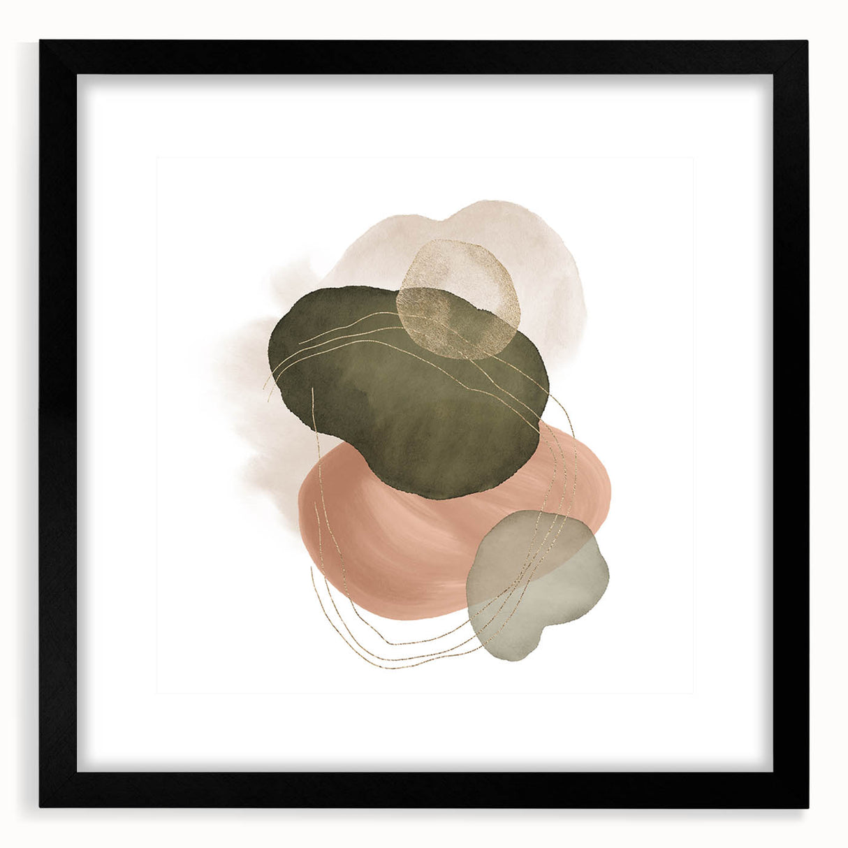 Geometric Art Prints for Home Decor – Minimalist Organic Wall Art