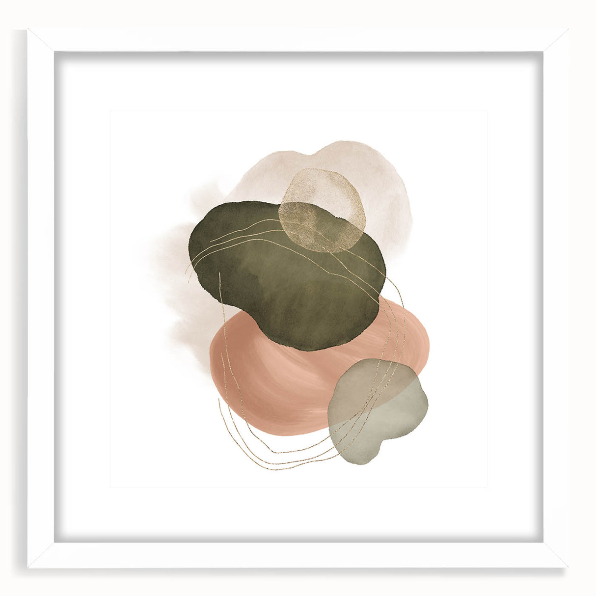 Geometric Art Prints for Home Decor – Minimalist Organic Wall Art