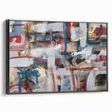 Large Modern Art Pieces - Multicolor Abstract Canvas Print