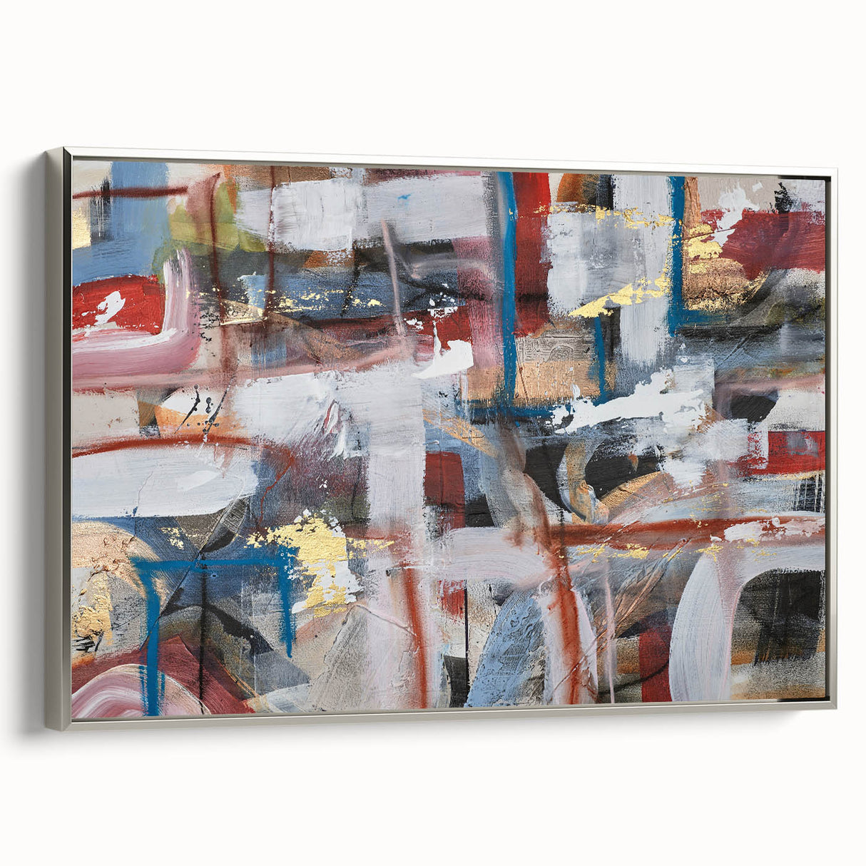 Large Modern Art Pieces - Multicolor Abstract Canvas Print