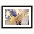 Celestial Depth – Contemporary Fluid Art Pieces in Gold and Blue