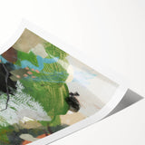Earthen Harmony Abstracts – Green and Beige Nature-Inspired Wall Art