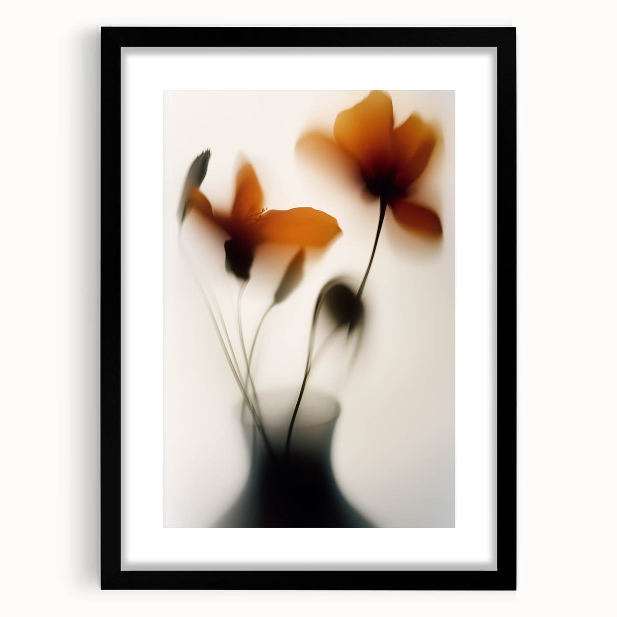 Dreamy Floral Silhouette - Fine Art Photography Wall Decor