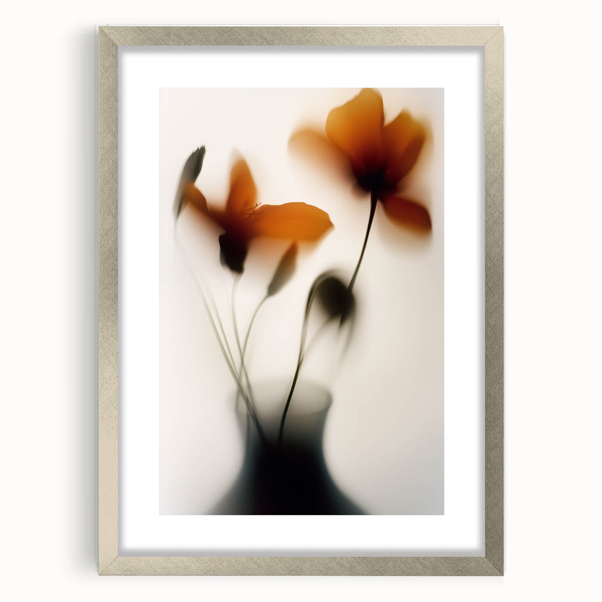 Dreamy Floral Silhouette - Fine Art Photography Wall Decor