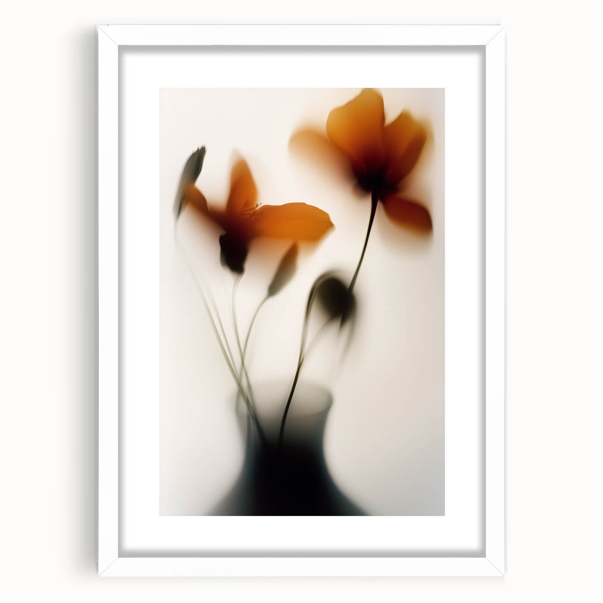 Dreamy Floral Silhouette - Fine Art Photography Wall Decor