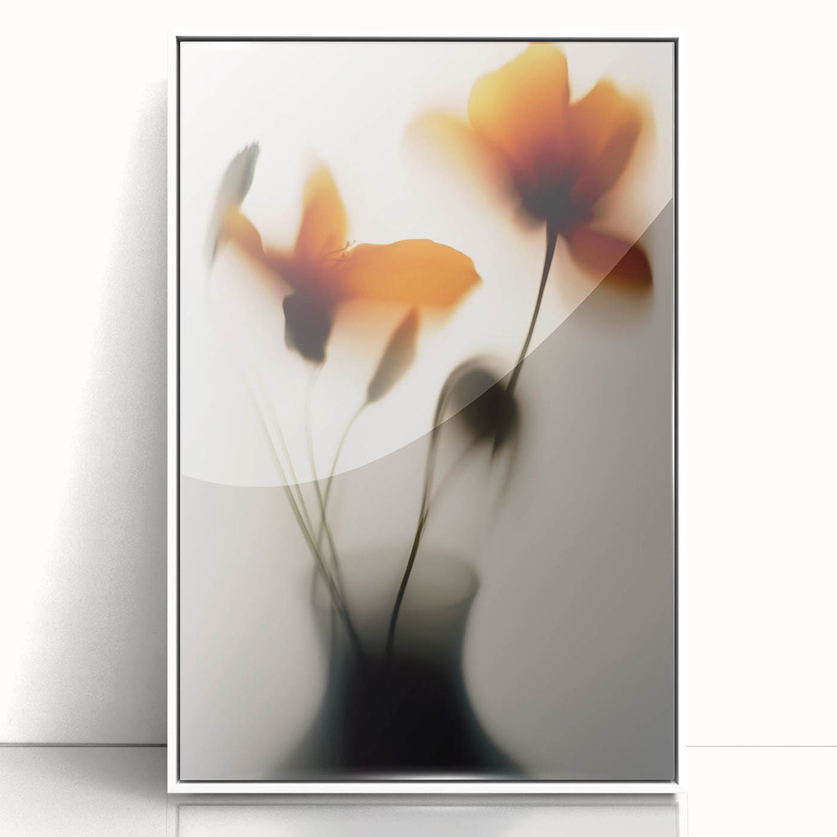 Dreamy Floral Silhouette - Fine Art Photography Wall Decor