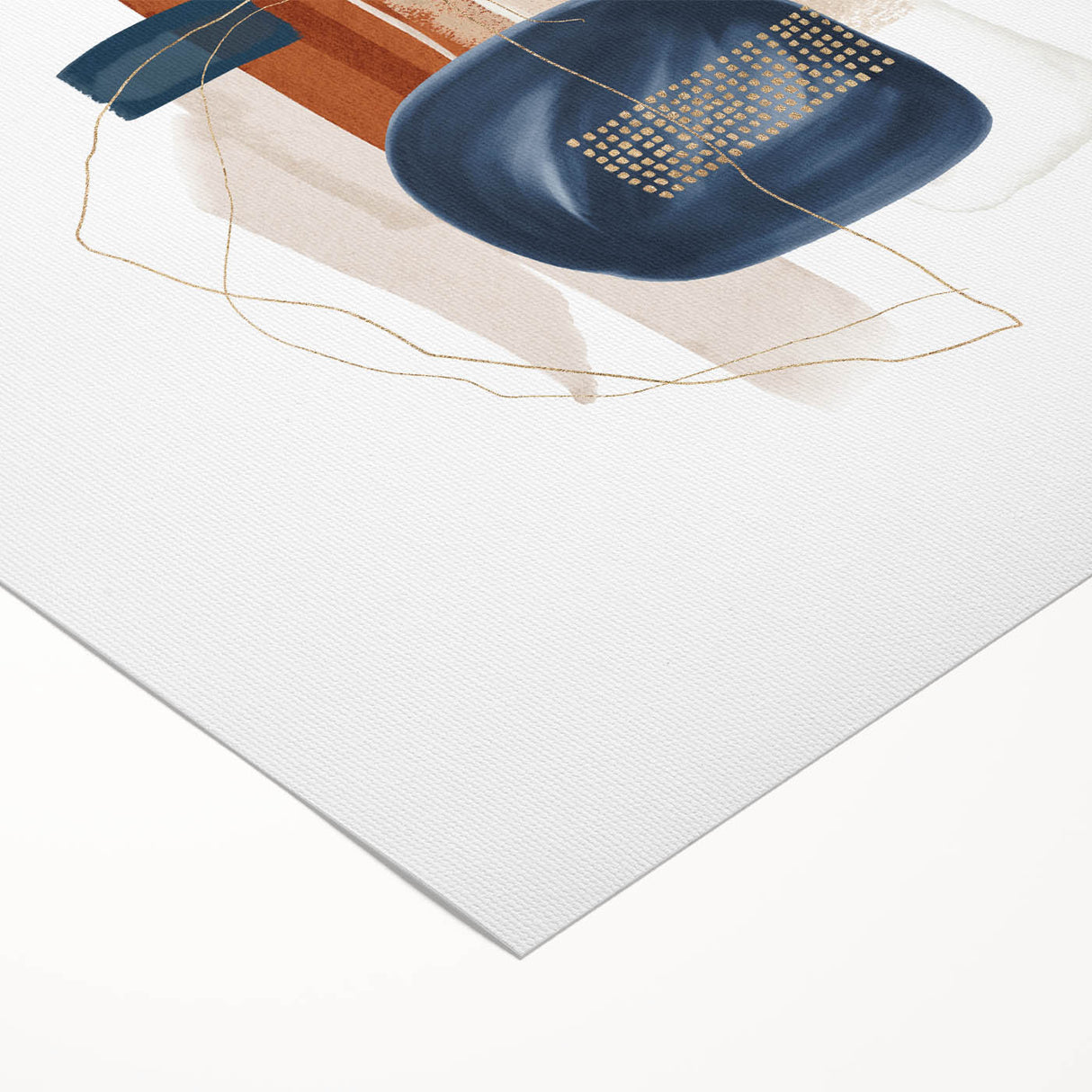 Modern Geometric Wall Decor – Abstract Minimalist Canvas Art Print