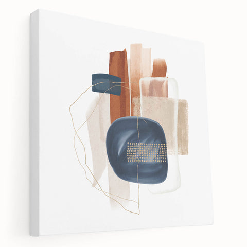 Modern Geometric Wall Decor – Abstract Minimalist Canvas Art Print