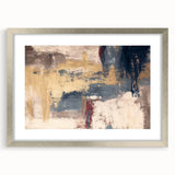 Modern Abstract Paintings – Moody Wall Art in Gold, Blue & Beige