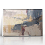 Modern Abstract Paintings – Moody Wall Art in Gold, Blue & Beige