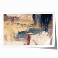 Modern Abstract Paintings – Moody Wall Art in Gold, Blue & Beige