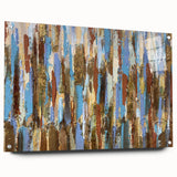 Calming Landscape Acrylic Prints – Rustic Abstract Wall Art