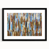 Calming Landscape Acrylic Prints – Rustic Abstract Wall Art