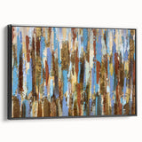 Calming Landscape Acrylic Prints – Rustic Abstract Wall Art