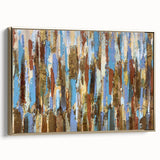 Calming Landscape Acrylic Prints – Rustic Abstract Wall Art