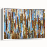 Calming Landscape Acrylic Prints – Rustic Abstract Wall Art