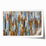 Calming Landscape Acrylic Prints – Rustic Abstract Wall Art