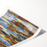 Calming Landscape Acrylic Prints – Rustic Abstract Wall Art
