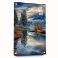 Misty Lake Reflection - Fine Art Photography Canvas Prints