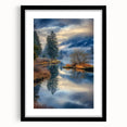 Misty Lake Reflection - Fine Art Photography Canvas Prints