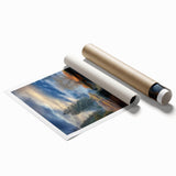 Misty Lake Reflection - Fine Art Photography Canvas Prints