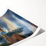 Misty Lake Reflection - Fine Art Photography Canvas Prints