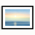 Black and White Minimalist Landscapes – Soft Coastal Horizon Glow