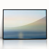 Black and White Minimalist Landscapes – Soft Coastal Horizon Glow