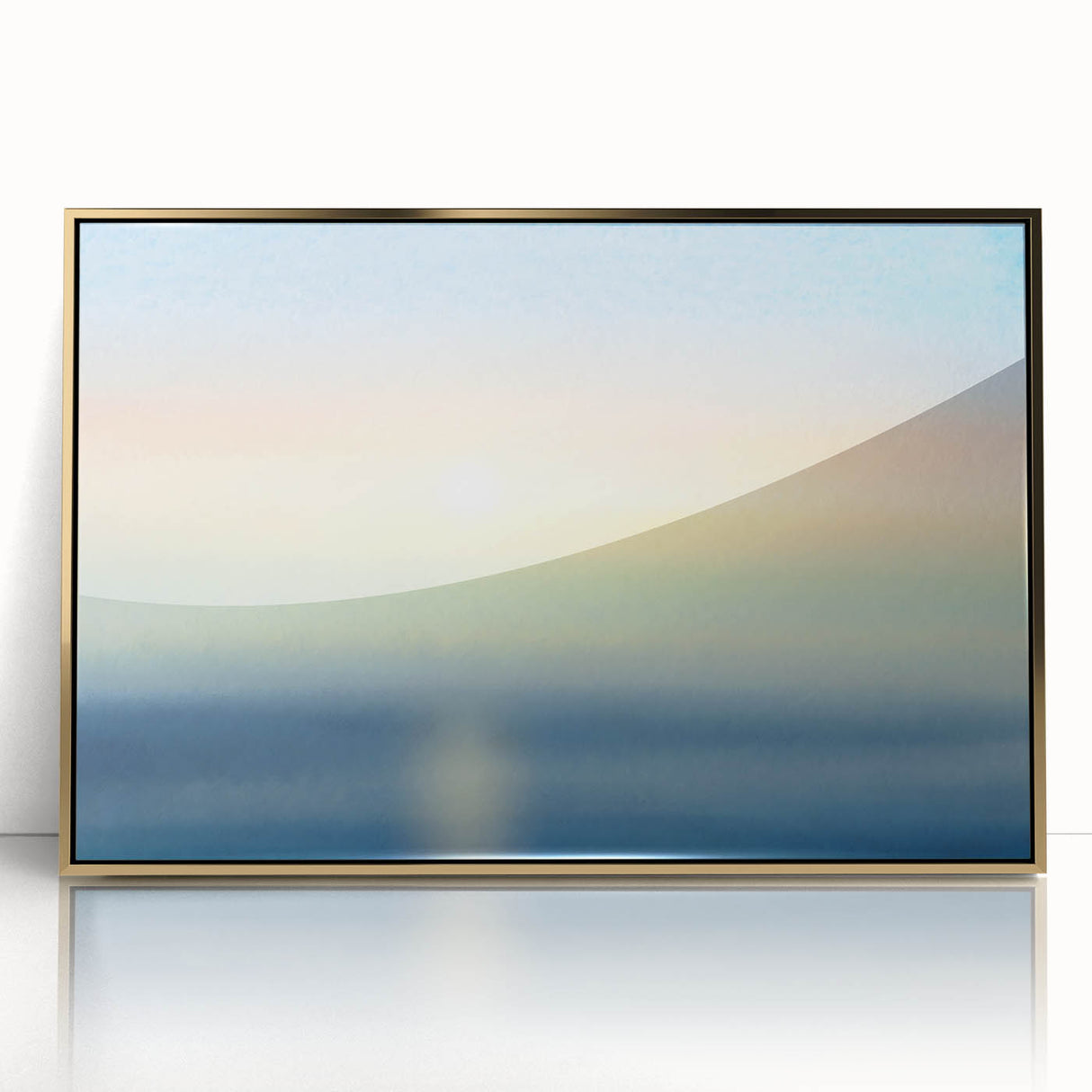 Black and White Minimalist Landscapes – Soft Coastal Horizon Glow