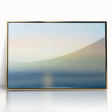 Black and White Minimalist Landscapes – Soft Coastal Horizon Glow