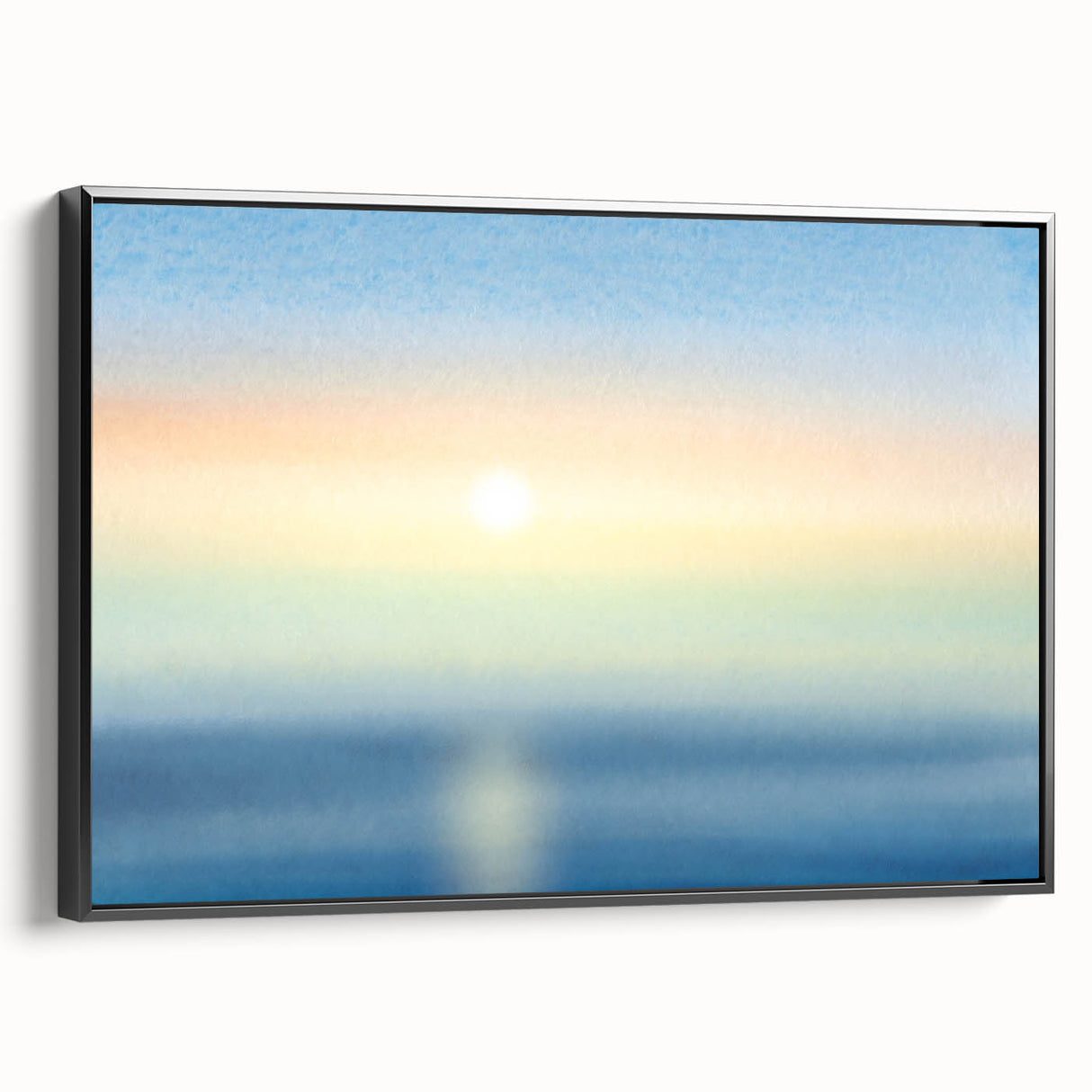 Black and White Minimalist Landscapes – Soft Coastal Horizon Glow